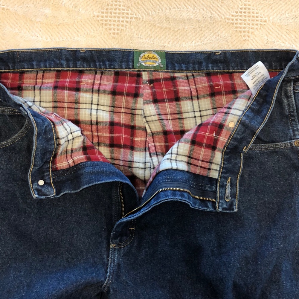 Cabela’s fleece lined  jeans size 40×34